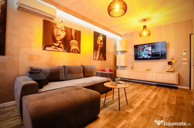 Apartament 2 camere, complet mobilat, zona Central