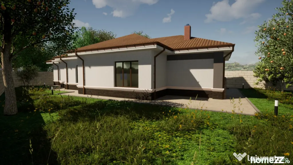 Casă la roșu în Tăuții Măgherăuș, teren 800 mp, acce