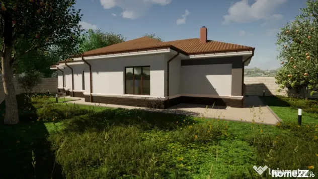 Casă la roșu în Tăuții Măgherăuș, teren 800 mp, acce
