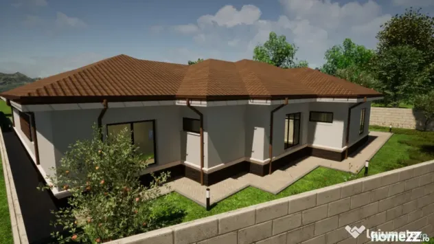 Casă la roșu în Tăuții Măgherăuș, teren 800 mp, acce