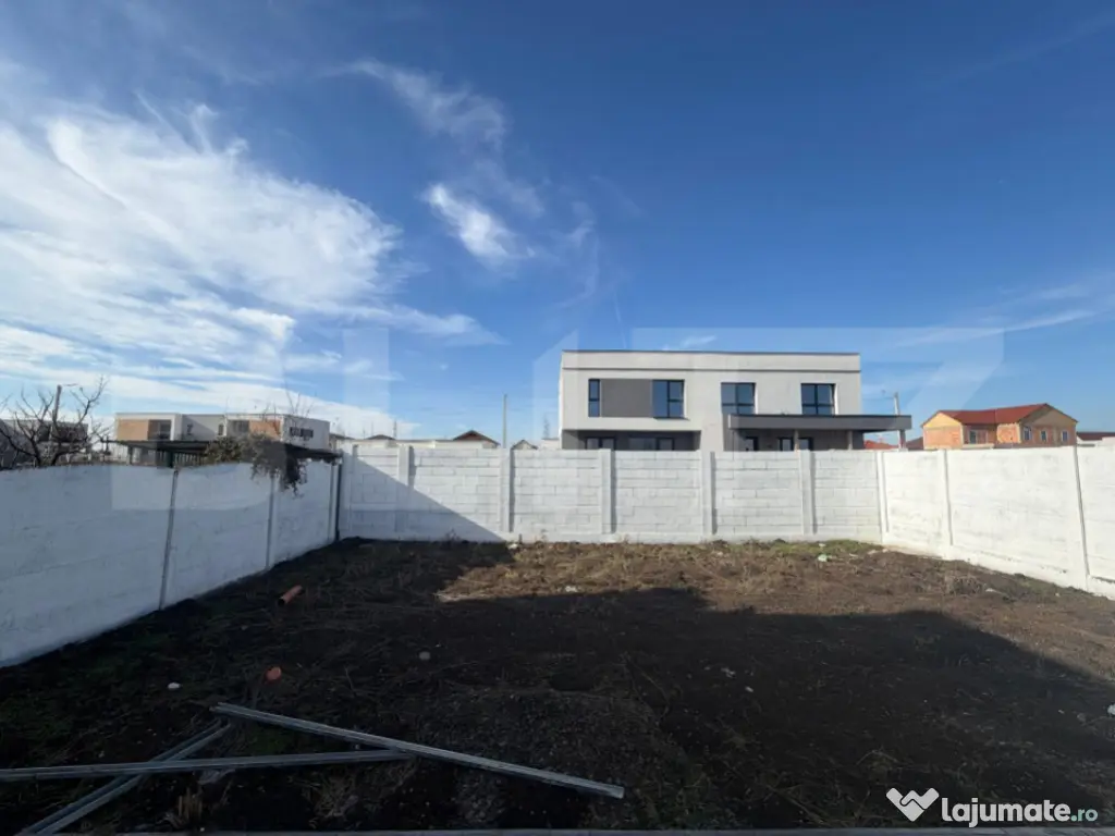 1/2 Duplex modern în Moșnița Nouă | Terasă 17 mp, perso