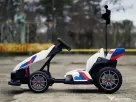 Kart electric cu functie Drift, BMW Motosport 2x 250W, 24V sasiu ajustabil White