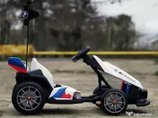Kart electric cu functie Drift, BMW Motosport 2x 250W, 24V sasiu ajustabil White 