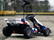 Kart electric cu functie Drift, BMW Motosport 2x 250W, 24V sasiu ajustabil White 