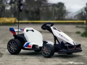 Kart electric cu functie Drift, BMW Motosport 2x 250W, 24V sasiu ajustabil White 