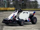 Kart electric cu functie Drift, BMW Motosport 2x 250W, 24V sasiu ajustabil White