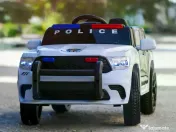 Masinuta electrica de politie, Kinderauto POLICE 911 120W 12V 7Ah White 