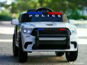 Masinuta electrica de politie, Kinderauto POLICE 911 120W 12V 7Ah White 