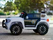 Masinuta electrica de politie, Kinderauto POLICE 911 120W 12V 7Ah White 