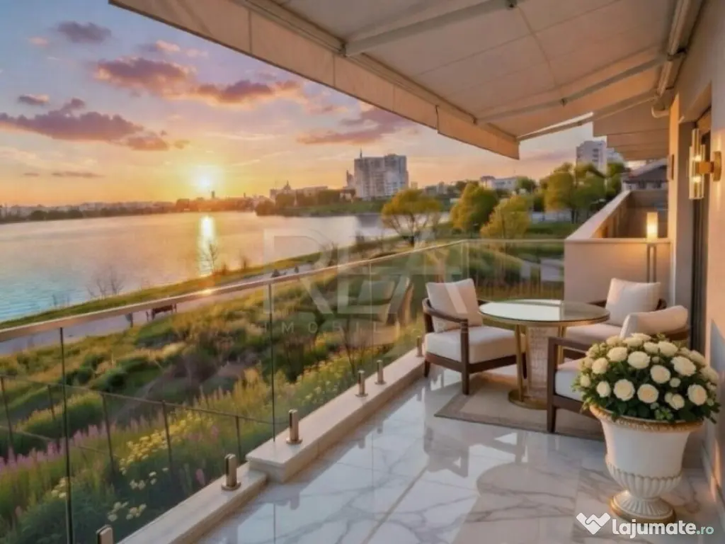 Refugiu Urban Vedere Panoramică pe Malul Lacului Morii