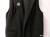 Vesta groasa din stofa, moderna 