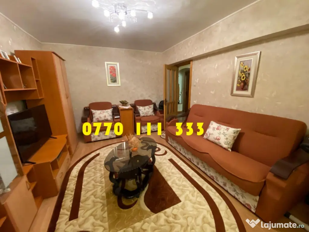 Etaj 1. Apartament 2 camere confort 1 , Progresu, mobilat.