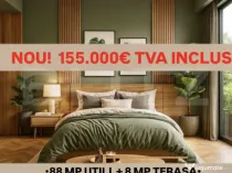 Apartament 3 camere, 88 mp, zona Plopi