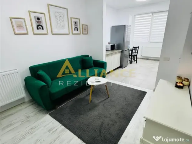 Apartament 2 camere /Tip Studio/Mobilat si utilat /Parcare /
