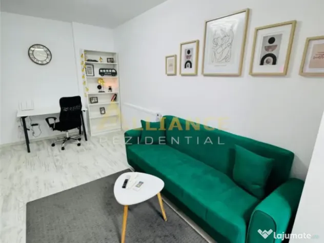 Apartament 2 camere /Tip Studio/Mobilat si utilat /Parcare /