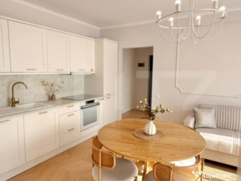 Apartament nou, semidecomandat, 3 camere, parcare subterana,