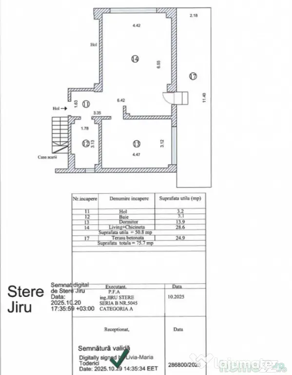 Mamaia Nord apartament nou 51 mp cu terasa si loc parcare