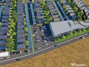 Vilă modernă P+1, structură metalică, smart home, pompe