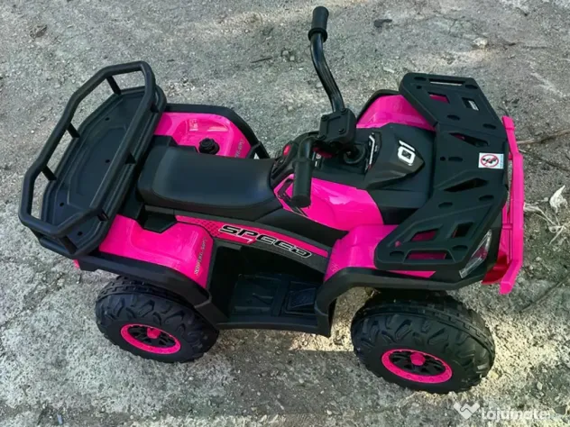ATV electric pt. copii Mini DESERT, 4x 30W 12V, cu telecomanda Pink