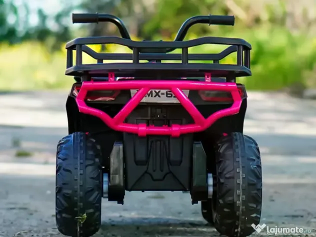ATV electric pt. copii Mini DESERT, 4x 30W 12V, cu telecomanda Pink