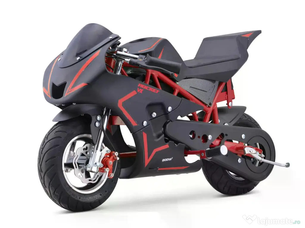 Motocicleta electrica NITRO E-Pocketbike Rocket VX 6" 800W 36V RED