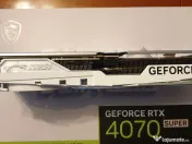 Nvidia GeForce 4070 Super - MSI GamingX Slim White - 12GB GDDR6X 