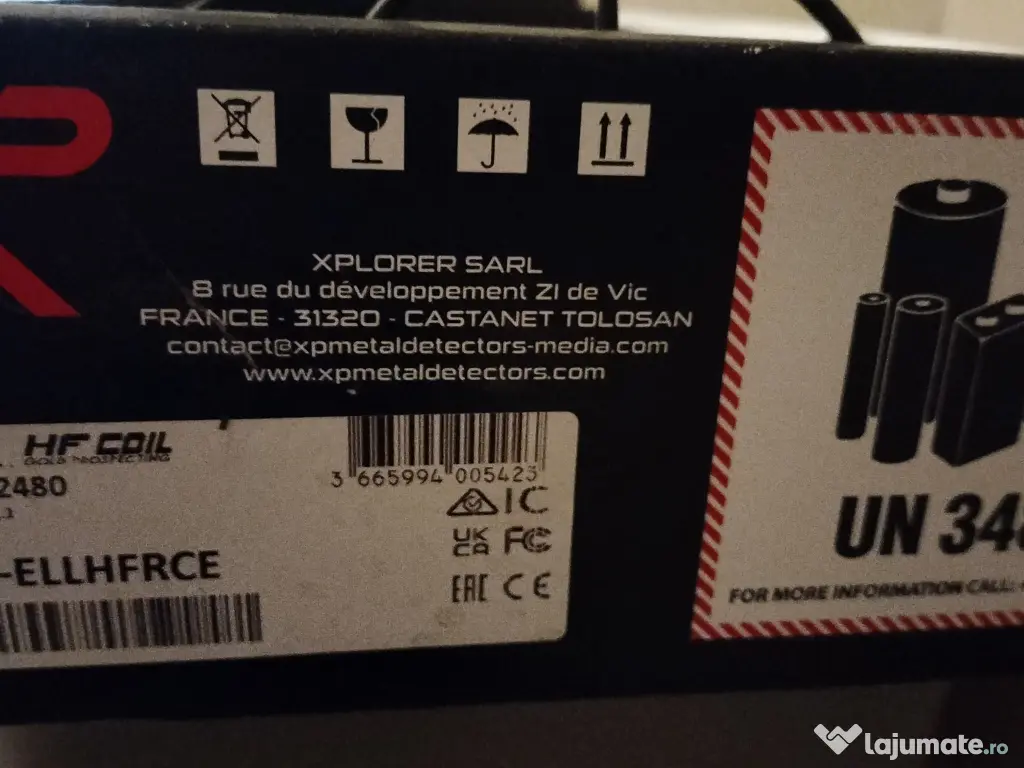 Detector metale XP ORX profesional wireless