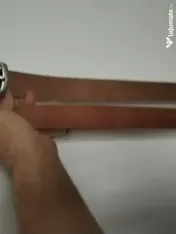 Curea piele cu catarama metalica 110 cm 