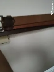Curea piele cu catarama metalica 110 cm 