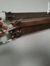 Curea piele cu catarama metalica 110 cm 