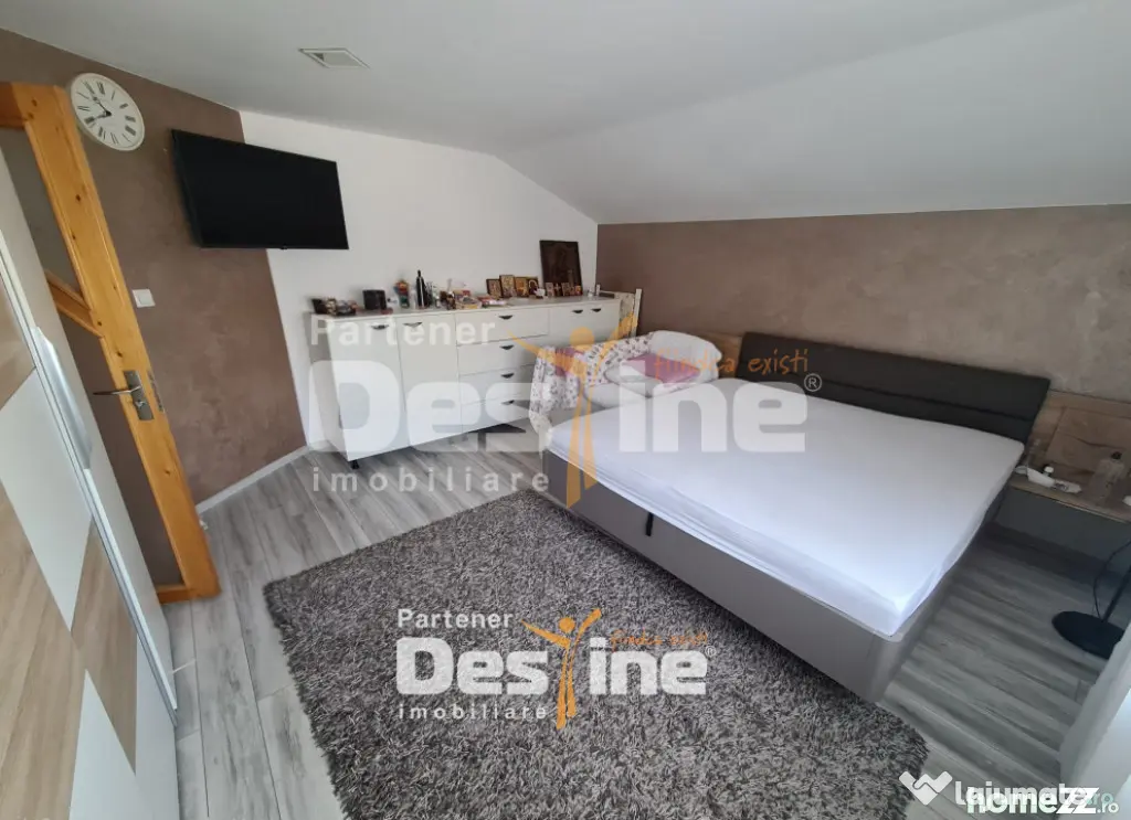 Casa individuala 96,50 mp utili, P+M - 175 mp teren - curte,