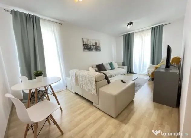 Apartament 2 camere Avantgarden Coresi mobilat,parcare,13950