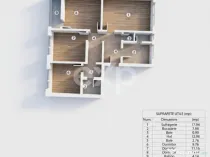 Apartament 4 camere, 81 mp – Negru Voda, Pitești | Ideal