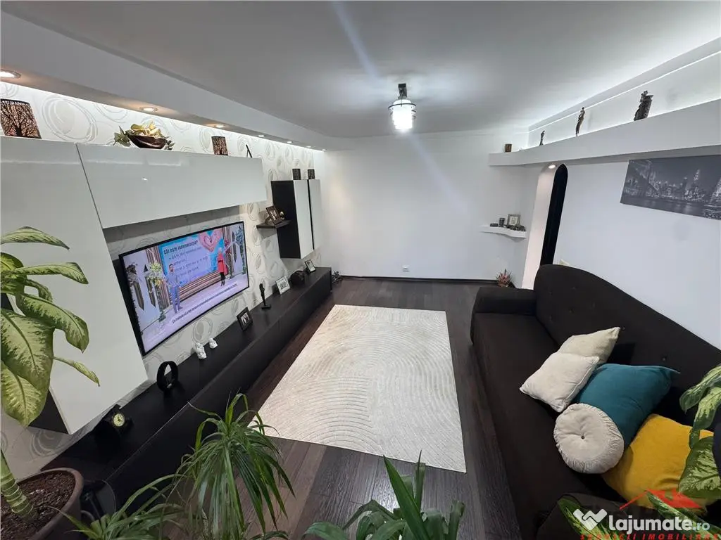 Ap 3 cam,zona 2 Stejari, 74 mp utili,et2/3,complet mobilat s