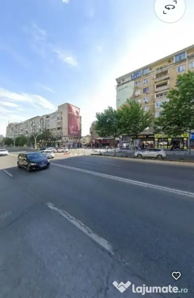 Spatiu stradal cu trafic intens