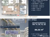 Apartament 3 camere, complex rezidențial 