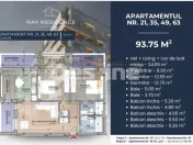 Apartament 3 camere, complex rezidențial 