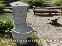 Cișmea apă cucrentă, gri natural, model C3.