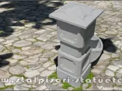 Cișmea apă cucrentă, gri natural, model C3. 