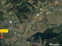 Faneata Miraslau sub padure, panorama asupra satului si vaii