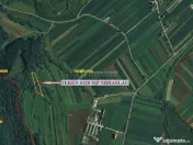 Faneata Miraslau sub padure, panorama asupra satului si vaii 