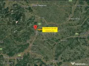 Faneata Miraslau sub padure, panorama asupra satului si vaii 