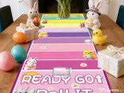 Joc de masă de Paște „Ready, Set, Roll It” – Distracție pentru toată familia