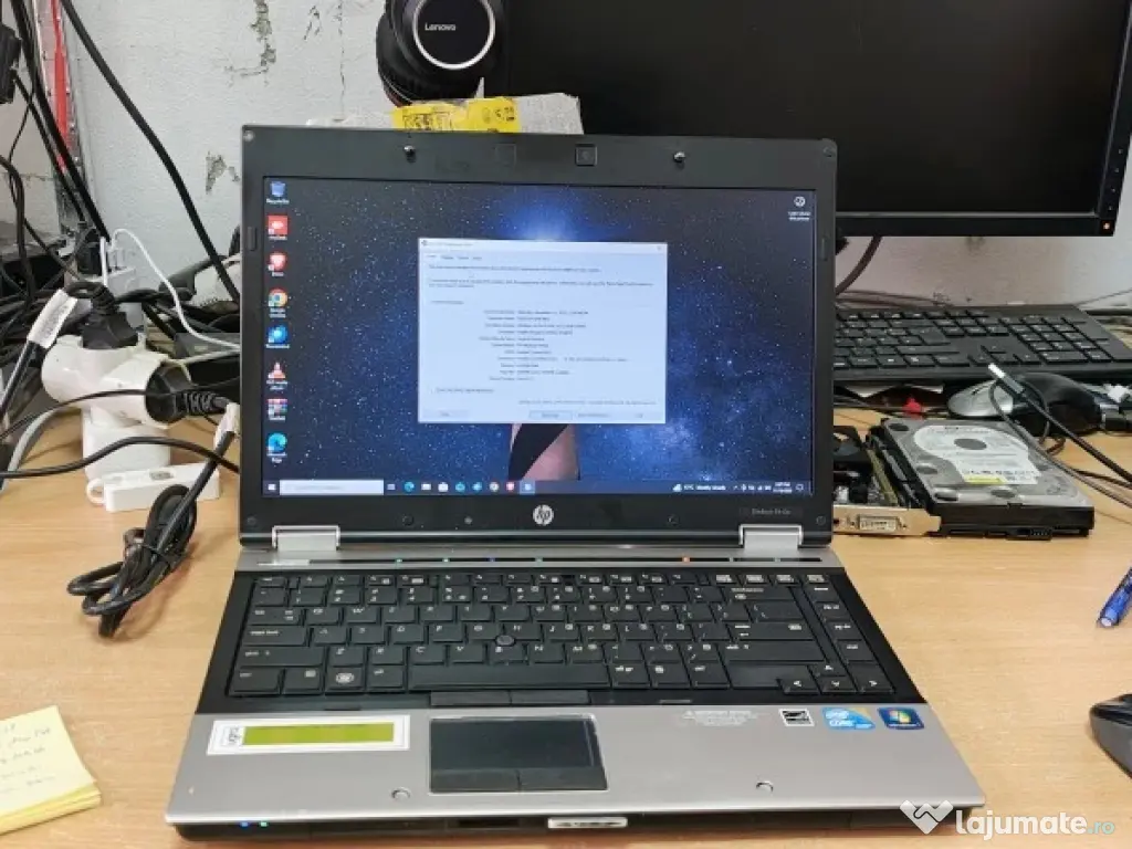 Laptop HP elitebook 8440 Hp i5-M540 2.53GHz, Ram 8GB, SSD256GB + HDD 500GB