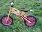 Bicicletă de echilibru din lemn pentru copii