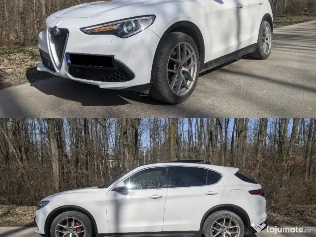 Alfa Romeo Stelvio First Edition 280CP 2017 pornire cheie, panoramic