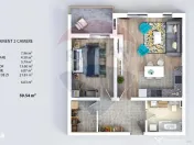 Comision 0 | Garsonieră cu grădină 39 mp Sanpetru Mall 