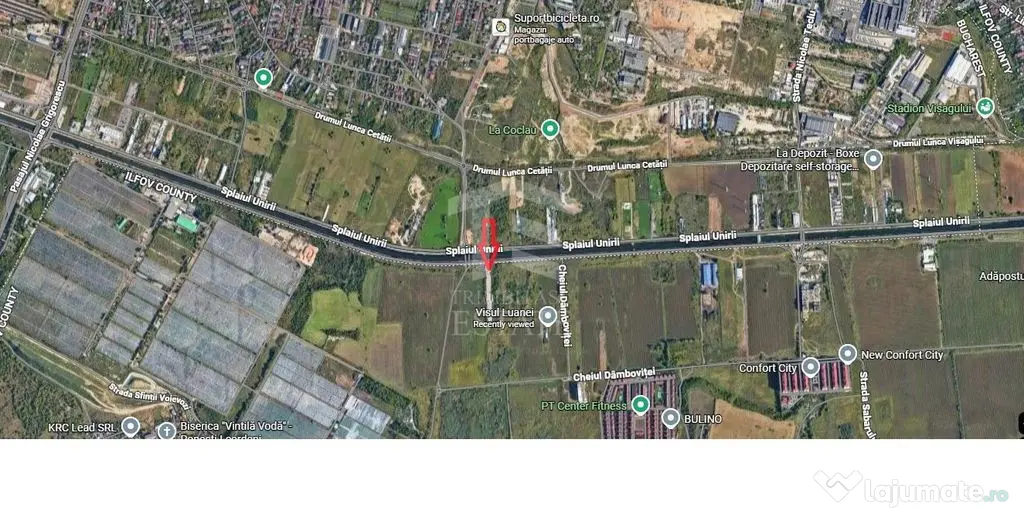 Teren de Inchiriat Splaiul Unirii Imprejmuit Utilitati Op...