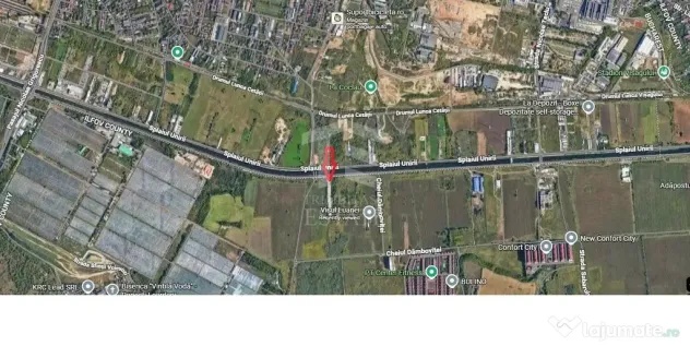 Teren de Inchiriat Splaiul Unirii Imprejmuit Utilitati Op...