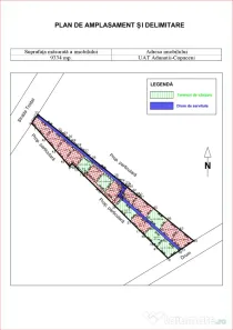 Loturi de teren (400-500 mp) in zona rezidentiala - Adunatii Copaceni
